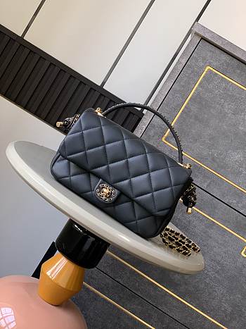 CHANEL | Classic Top handle Bag In Black 