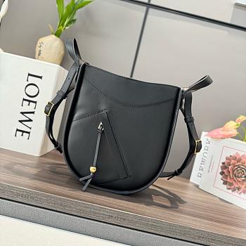 LOEWE | Slice bag in shiny calfskin black