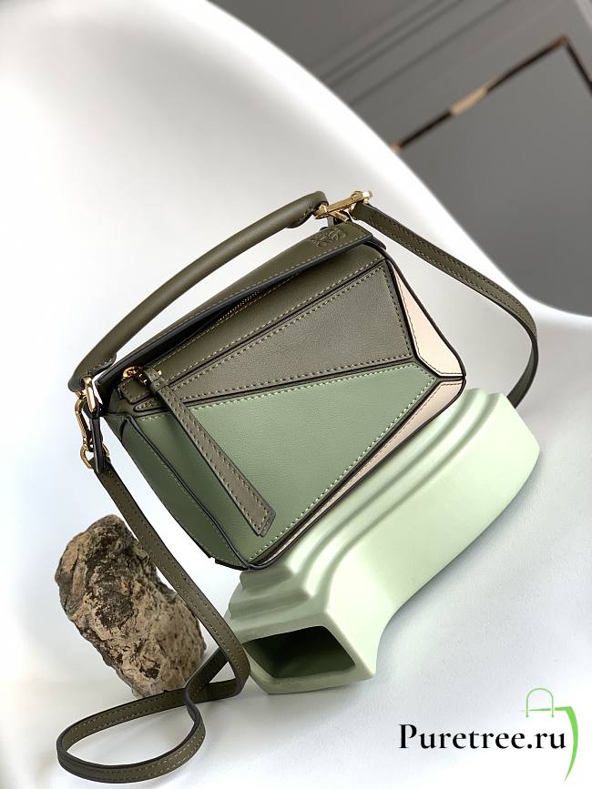 LOEWE | Puzzle mini size:18*12.5*8cm green/beige - 1