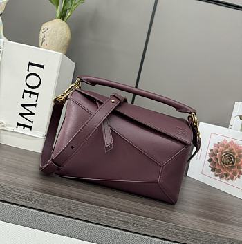 LOEWE | Puzzle bag in classic lambskin dark burgundy