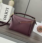 LOEWE | Puzzle bag in classic lambskin dark burgundy - 4