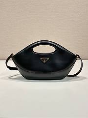 PRADA | Triangle-logo leather tote bag black - 1