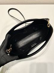 PRADA | Triangle-logo leather tote bag black - 4