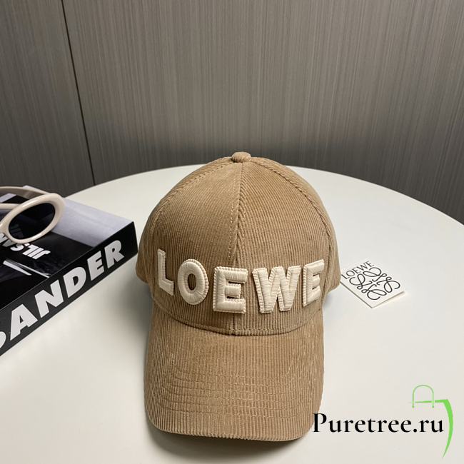 LOEWE | Hat In Dark Beige - 1