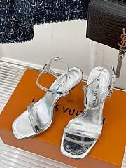 LOUIS VUITTON | High Heels In Silver  - 3