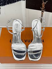 LOUIS VUITTON | High Heels In Silver  - 4