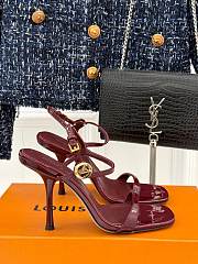 LOUIS VUITTON | High Heels In Burgundy - 1