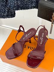 LOUIS VUITTON | High Heels In Burgundy - 6