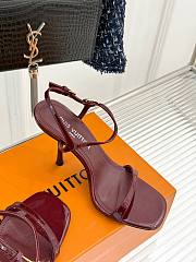 LOUIS VUITTON | High Heels In Burgundy - 3