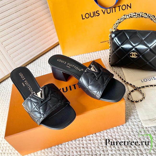 LOUIS VUITTON | Frame Mule 4.5 cm In Black - 1