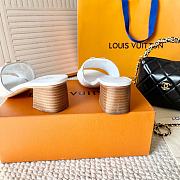 LOUIS VUITTON | Frame Mule 4.5 cm In White - 4