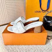 LOUIS VUITTON | Frame Mule 4.5 cm In White - 2