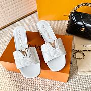 LOUIS VUITTON | Frame Mule 4.5 cm In White - 3