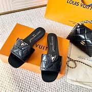 LOUIS VUITTON | Frame Mule In Black - 6