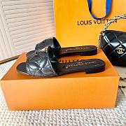 LOUIS VUITTON | Frame Mule In Black - 4