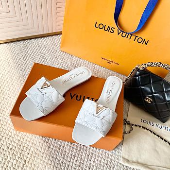 LOUIS VUITTON | Frame Mule In White