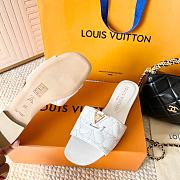 LOUIS VUITTON | Frame Mule In White - 5