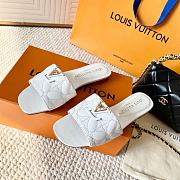 LOUIS VUITTON | Frame Mule In White - 3