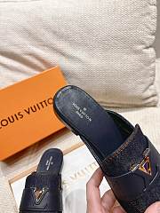 LOUIS VUITTON | Capri Open Denim Loafers - 5