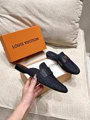 LOUIS VUITTON | Capri Open Denim Loafers - 2