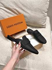 LOUIS VUITTON | Capri Open Black Loafers Calfskin - 2