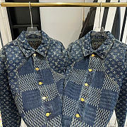 Louis Vuitton x Nigo Giant Damier Waves MNGM Denim Jacket - 3