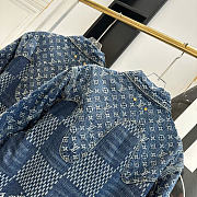 Louis Vuitton x Nigo Giant Damier Waves MNGM Denim Jacket - 2