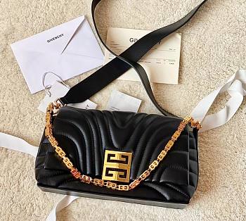 GIVENCHY | Small 4G Liquid bag in quilted leather black