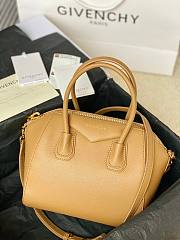 GIVENCHY | Mini Antigona bag in Box leather brown  - 1