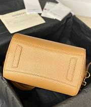 GIVENCHY | Mini Antigona bag in Box leather brown  - 6