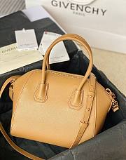 GIVENCHY | Mini Antigona bag in Box leather brown  - 4