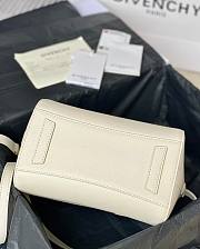 GIVENCHY | Mini Antigona bag in Box leather white - 4