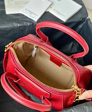 GIVENCHY | Mini Antigona bag in Box leather red - 5