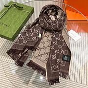 GUCCI | GG jacquard knitted scarf 01 - 6