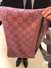 GUCCI | GG jacquard knitted scarf 02 - 5