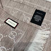 GUCCI | GG jacquard knitted scarf 04 - 4