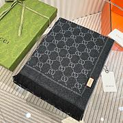 GUCCI | GG jacquard knitted scarf 05 - 4