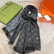 GUCCI | GG jacquard knitted scarf 05 - 3