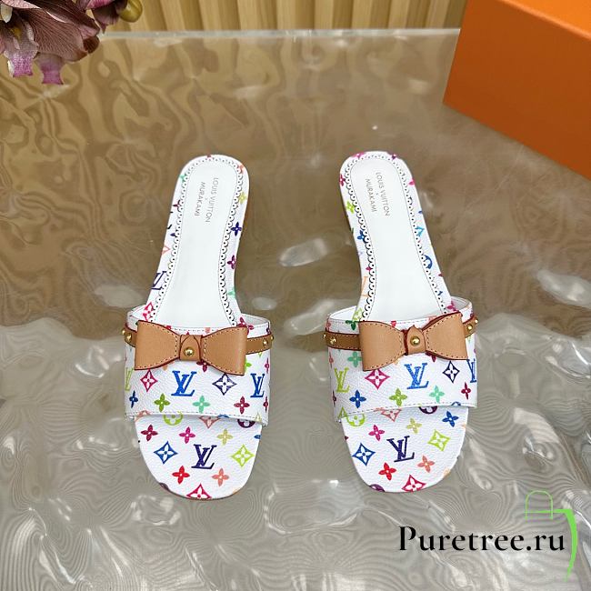 LV x TM 6AM Flat Mule Multicolored 1AGZUY - 1