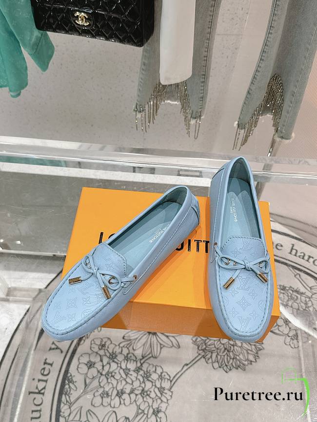 LOUIS VUITTON | Driver Mocassin Shoes Blue - 1