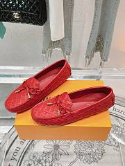 LOUIS VUITTON | Driver Mocassin Shoes Red - 5