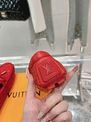 LOUIS VUITTON | Driver Mocassin Shoes Red - 4