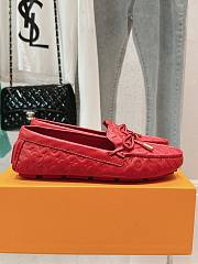 LOUIS VUITTON | Driver Mocassin Shoes Red - 3