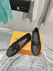 LOUIS VUITTON | Driver Mocassin Shoes Black - 6