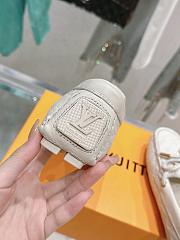 LOUIS VUITTON | Driver Mocassin Shoes Milktea White - 4