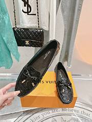 LOUIS VUITTON | Driver Mocassin Shoes Shiny Black - 1