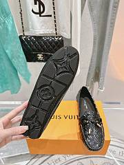 LOUIS VUITTON | Driver Mocassin Shoes Shiny Black - 2