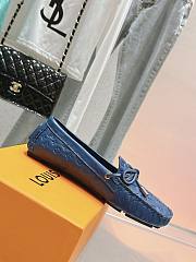 LOUIS VUITTON | Driver Mocassin Shoes Dark Blue - 5