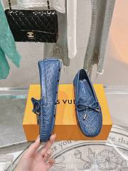 LOUIS VUITTON | Driver Mocassin Shoes Dark Blue - 3