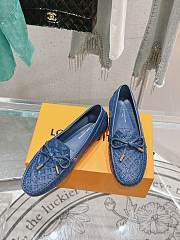 LOUIS VUITTON | Driver Mocassin Shoes Dark Blue - 2